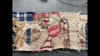 Update slowstitching project  inspired by Anne Brooke  sew4thesoulhannemade [upl. by David245]