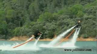 Jetovator Flying waterpowered bike [upl. by Barbur]