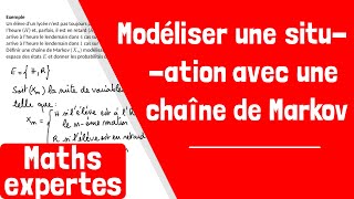 Comment modéliser une situation avec une chaîne de Markov [upl. by Virge]