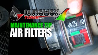 AIR FILTERS  Maintenance Tip by DuramaxtunerCOM [upl. by Harimas]