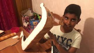 How to make Viking Longship Longboat  Year 6 School Project [upl. by Ephraim]