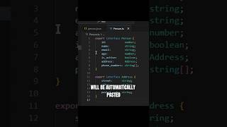 Paste JSON as Code 🤯 vscode coding programming [upl. by Intihw831]