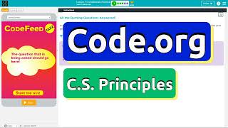 Codeorg Lesson 71B Conditionals Practice  Answer Tutorial  Unit 3 CS Principles 2023 [upl. by Aerdnaid]