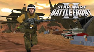 Atollon Chopper Base Rebels 👽🌌 Trench War – Star Wars Battlefront II 2005 [upl. by Ggerk]