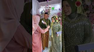 BAYAR MUA YANG BENAR viral wedding trending [upl. by Cira387]