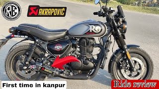 Exclusive Look at Fully Modified Royal Enfield Hunter 350 in Kanpur  Royel Enfield hunter 350 [upl. by Ottillia431]