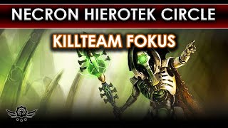 Hierotek Zirkel  NECRONS  Kill Team Fokus  WH Kill Team 2024 Deutsch [upl. by Iggie716]