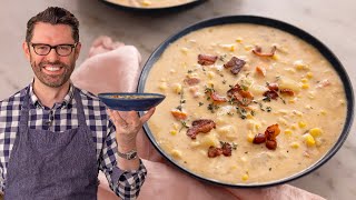 Easy Corn Chowder Recipe [upl. by Healy]