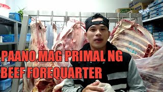 Paano Mag Cut Ng Beef ForequarterStep By step y [upl. by Toiboid]