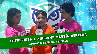 Intercampus de Secundaria 2024 Entrevista a Ahnsony Martin Herrera [upl. by Gipps767]