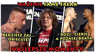 Ważenie FAME THE FREAK  NAJLEPSZE MOMENTYSKRÓT MARCOŃ DENIS PASUT TAAZY OLEJNIK NAJMAN DARO LEW [upl. by Annodas]