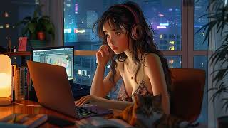 City Night Chill 🌆Lofi Study Mix for Deep Relaxation Focus Creating the Ultimate Study Environment [upl. by Gage708]