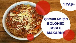 Bolonez Soslu Makarna Namı Diğer Kıymalı Makarna Nasıl Yapılır 1 Yaş  İki Anne Bir Mutfak [upl. by Warila525]