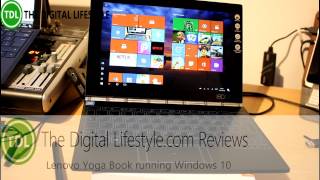 Lenovo Yogo Book Review with Halo Keyboard Windows 10 version [upl. by Aix386]