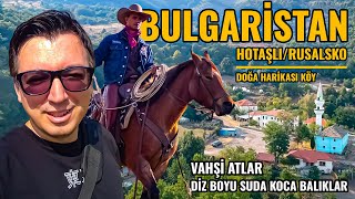 Bulgaristan Diz Boyu Suda Koca Balıklar Vahşi Atlar HOTAŞLI KÖYÜ  Bulgaristan Köyleri Gezisi 2023 [upl. by Loram]