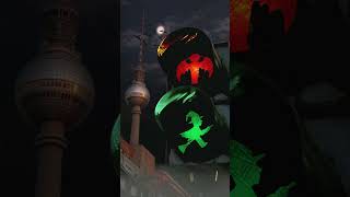 HalloweenNacht in Berlin Die Ampelmännchen haben sich schon verwandelt 🎃👻 [upl. by Katusha576]