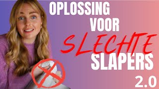 De BESTE OPLOSSING voor alle SLECHTE slapers [upl. by Reddin]