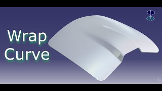 Wrap Curve with CATIA V5 [upl. by Elum62]