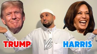 Asking American MUSLIMS Who Theyre Voting For Trump or Harris [upl. by Langbehn]