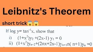 Lec2 Leibnitzs Theorem in details with important examplescalculus [upl. by Dirk]