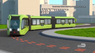 New trackless train appears to be a bus [upl. by Chaille]