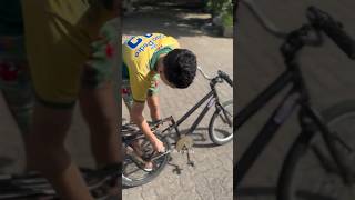 Grau sem Corrente e sem Freio❌😬graudebike grau grauderua bike bikelife youtubeshorts fyp [upl. by Ahto395]