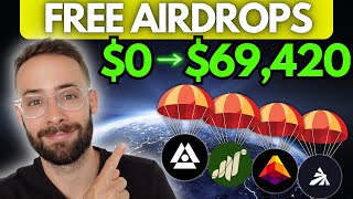 Top FREE Airdrops for 2024 0 Required [upl. by Astrix]