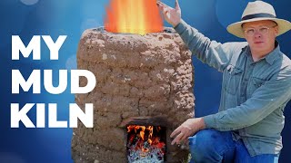 Make a Pottery Kiln at Home for Free  Primitive Convection Kiln in my Backyard [upl. by Yrelbmik87]