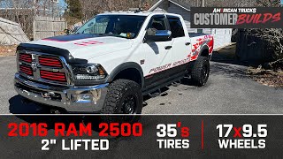 2016 RAM 2500 Power Wagon with Black Rhino Wheels amp 18mm Offset  AmericanTrucks Customer Builds [upl. by Hepsibah]