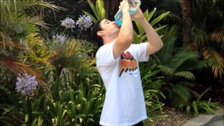 Frat Boy Gatorade Chug 12 gallon in 1415 seconds [upl. by Atiragram]