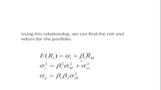 Single Index Model [upl. by Manaker]