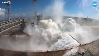 NASA tests Launch Pad Water Deluge System [upl. by Ninehc206]