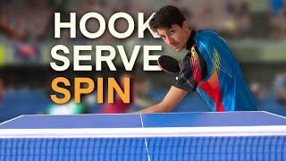 Hook Serve Spin Guide 2 Spins 1 motion [upl. by Rustin]