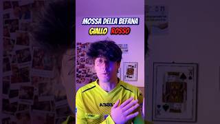 MOSSA DELLA BEFANA GIALLO O ROSSO 👀 calcio arbitro meme danjk [upl. by Anilrats]