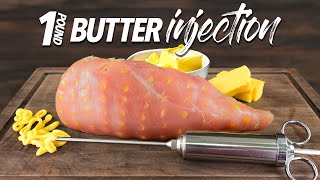 I injected my CHICKEN BREAST with 1lbs of BUTTER [upl. by Ylrac]