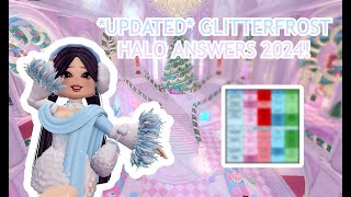 UPDATED GLITTER FOST HALO 2024 Answers Royale High Roblox [upl. by Debi]