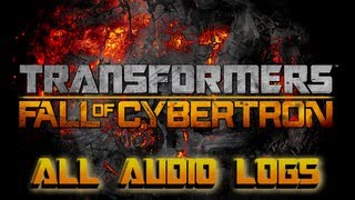 Transformers Fall of Cybertron  All Audio Log Locations Cassetticon Audiophile [upl. by Dnalloh966]