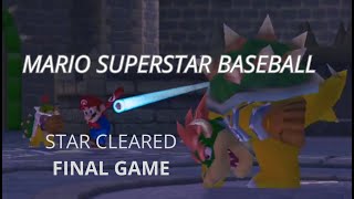 Mario Superstar Baseball  STAR CLEARED on CHALLENGE mode [upl. by Kellyn]