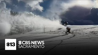 SierraatTahoe gearing up to reopen as storms bring fresh snow [upl. by Ardnu]