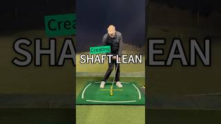 Create shaft lean to COMPRESS your irons 💥🏌️‍♂️ golf youtubeshorts [upl. by Aivan]