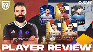 SZOBOSZLAI 95 WIRTZ 97 DOKU 97 NANDEZ 93 EUSTAQUIO 94  FC24 PLAYER REVIEW [upl. by Longley]