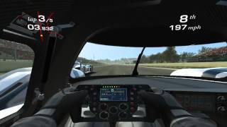 Real time Porsche 919 Cockpit Catalunya Circuit race Real Racing 3 stretched screen mode view [upl. by Lyndel]