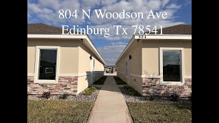 804 N Woodson Ave Edinburg Tx 78541 [upl. by Tiras]