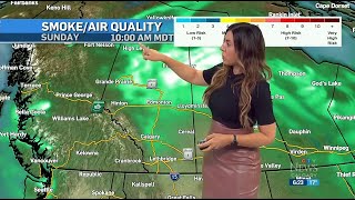 Danielle Savoni  CTV News Calgary  Weather  Friday August 16 2024 [upl. by Nnaaihtnyc]