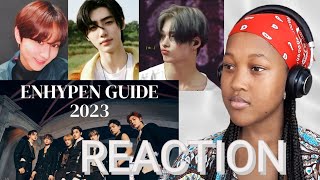 Guess My Bias Enhypen Guide 2023 Reaction [upl. by Camey]