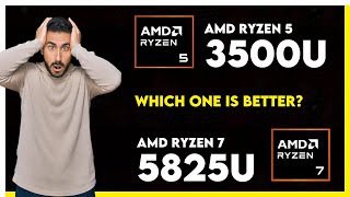 AMD Ryzen 5 3500U vs AMD Ryzen 7 5825U Comparison [upl. by Auric251]