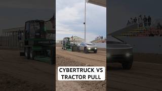 Will the Cybertruck survive a tractor pull [upl. by Faulkner3]