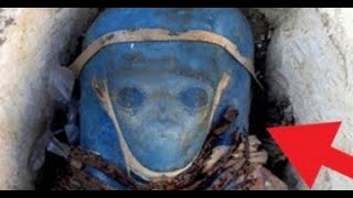 Mummy With Humanoid Face Discovered In Egypt [upl. by Faxen]