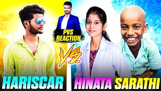 Hariscar vs 2 Pro Hater Hinata x Sarathi 🥹 Funniest Battle Must Watch  Free Fire India  PVS [upl. by Annoyi]