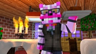 FOXY HAS A TWIN  Minecraft FNAF SISTER LOCATION  Minecraft Minigame [upl. by Mcknight]